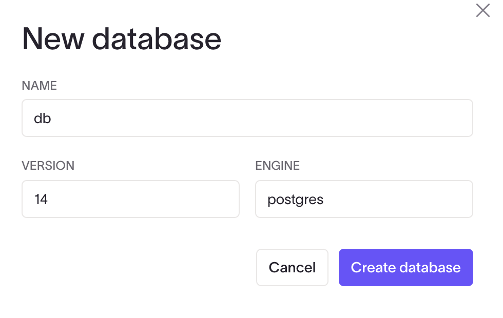 A screenshot shows the form used to add a database service in Coherence.