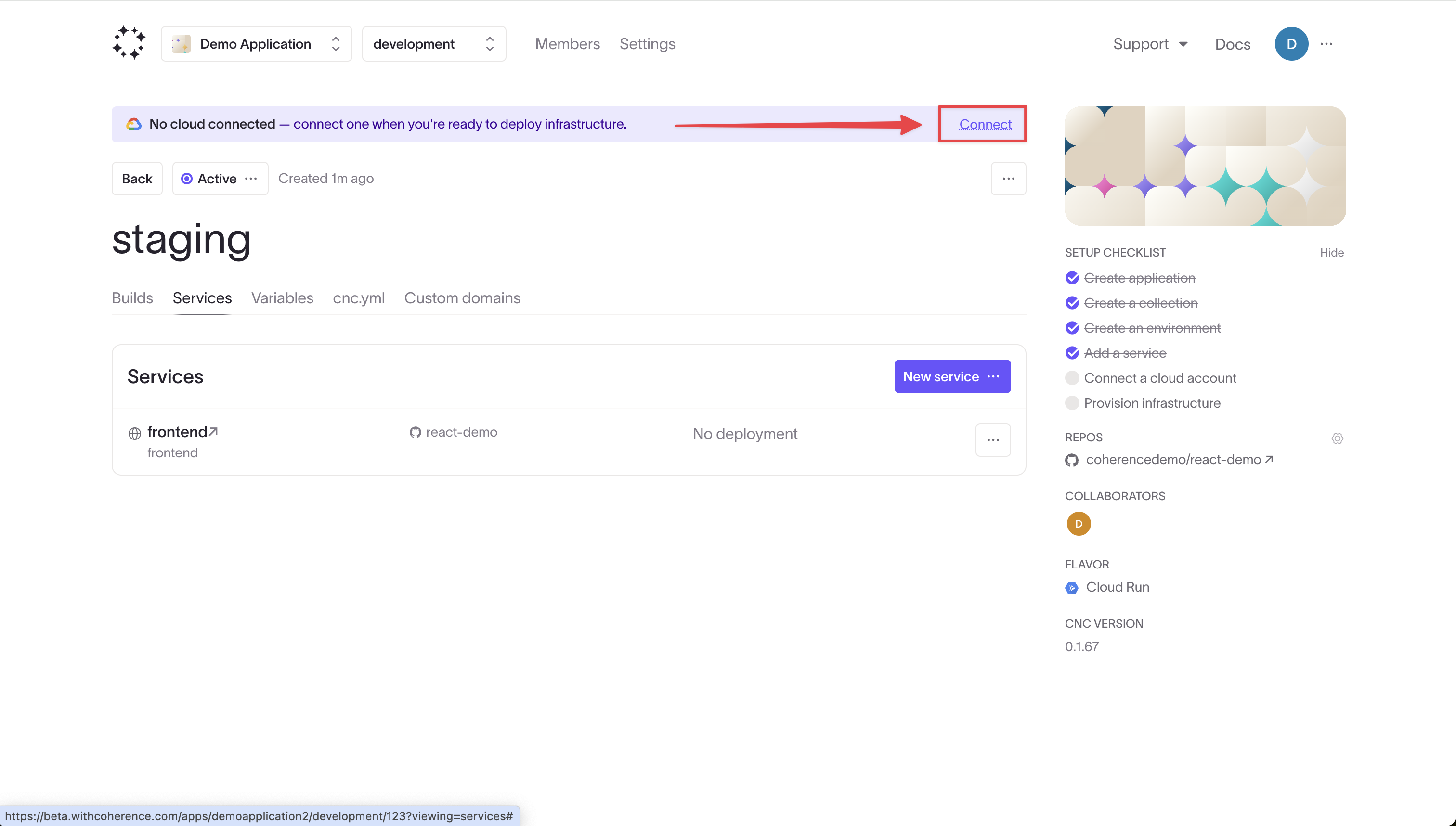 Create a Google Cloud connection