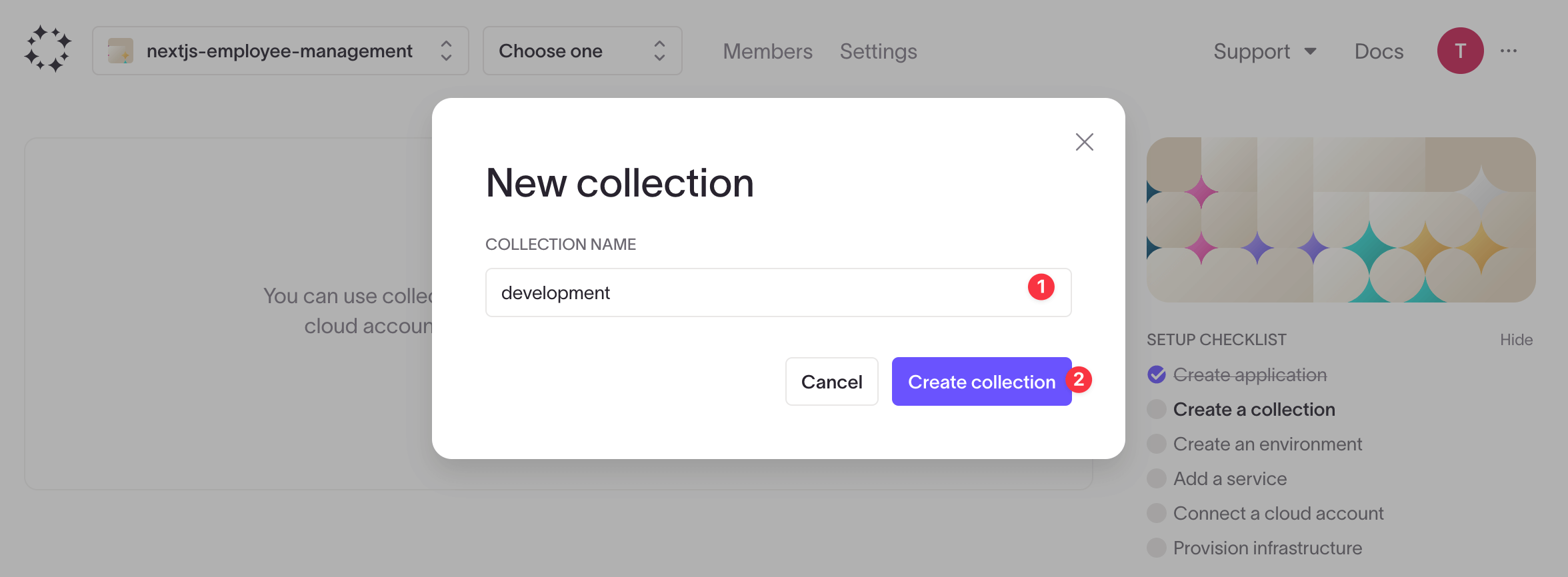 Naming your collection